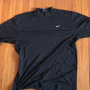 Black Nike golf shirt